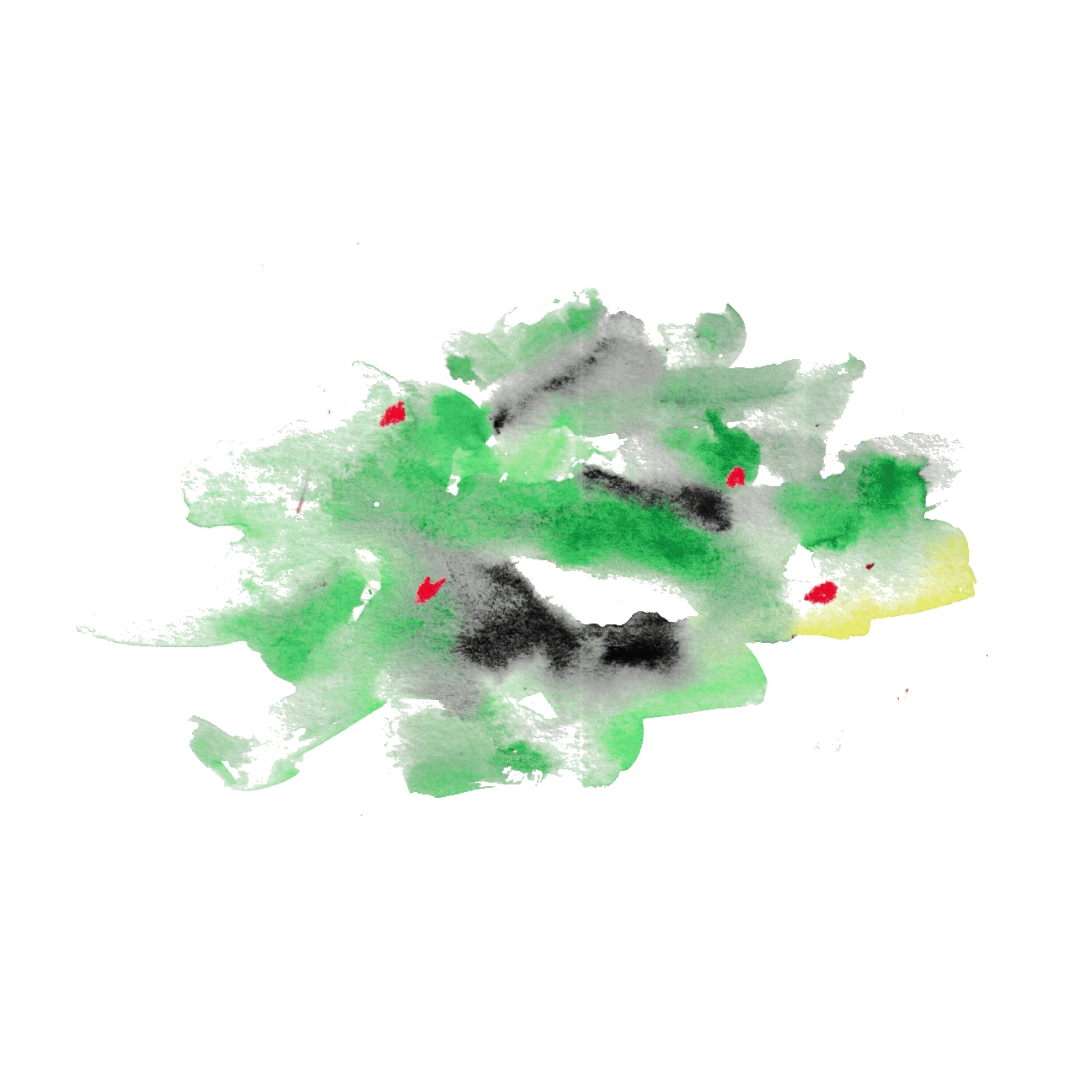Flowers Growing Animation of red flowers growing on top of a green garden